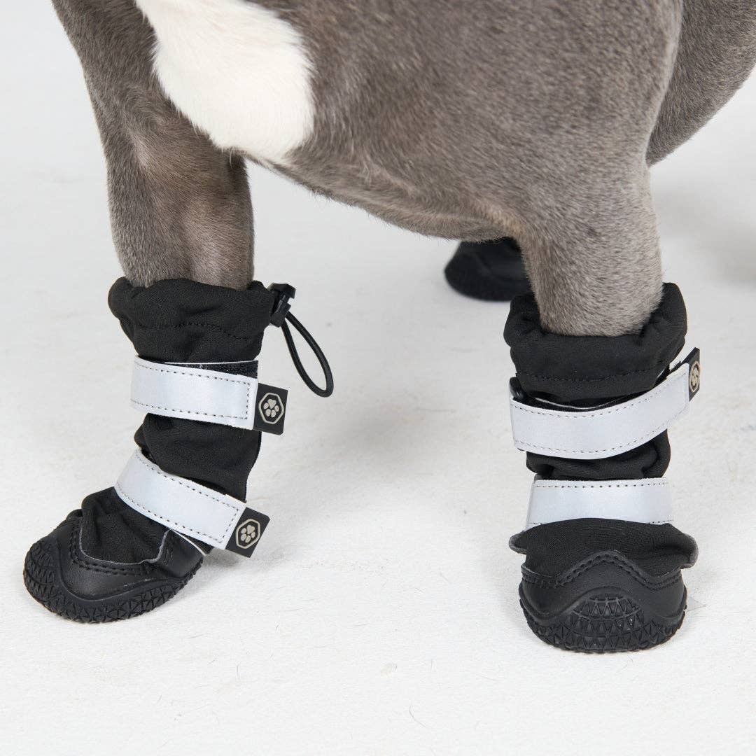 Spark Paws Flex Shell Water-Resistant Dog Boots - Black