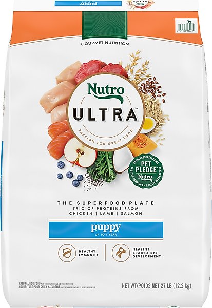 Nutro Ultra Puppy High Protein Trio of Proteins Chicken, Lamb & Salmon Dry Dog Food
