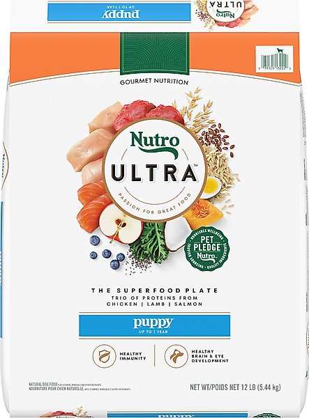 Nutro Ultra Puppy High Protein Trio of Proteins Chicken, Lamb & Salmon Dry Dog Food