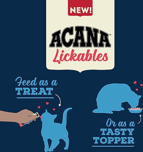 ACANA Chicken & Tuna Natural Recipe Lickable Cat Treats