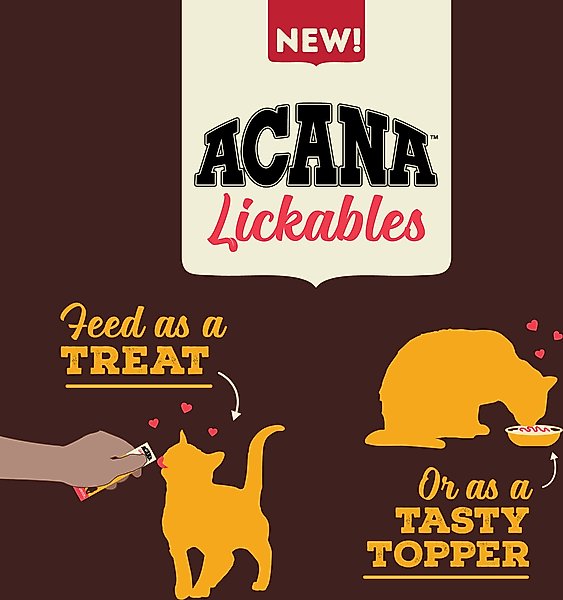 ACANA Chicken Natural Recipe Lickable Cat Treats