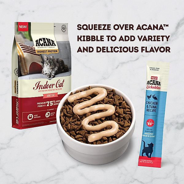ACANA Chicken & Tuna Natural Recipe Lickable Cat Treats