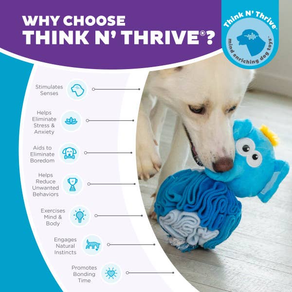 Nina Ottosson Stuff N' Snuffle Elephant Interactive Dog Toy