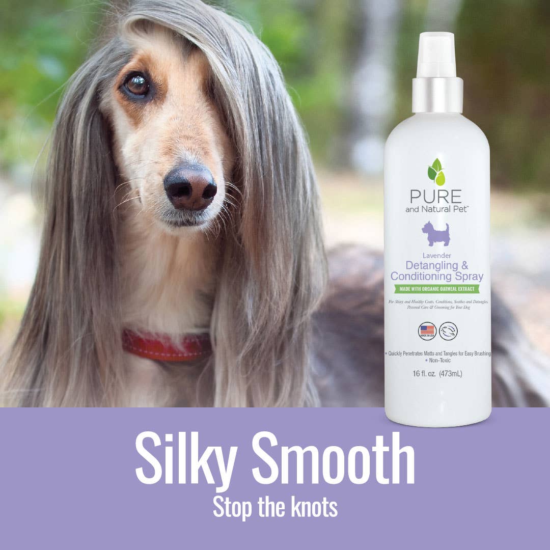 Pure and Natural Pet Detangling and Conditioning Spray for Dogs
