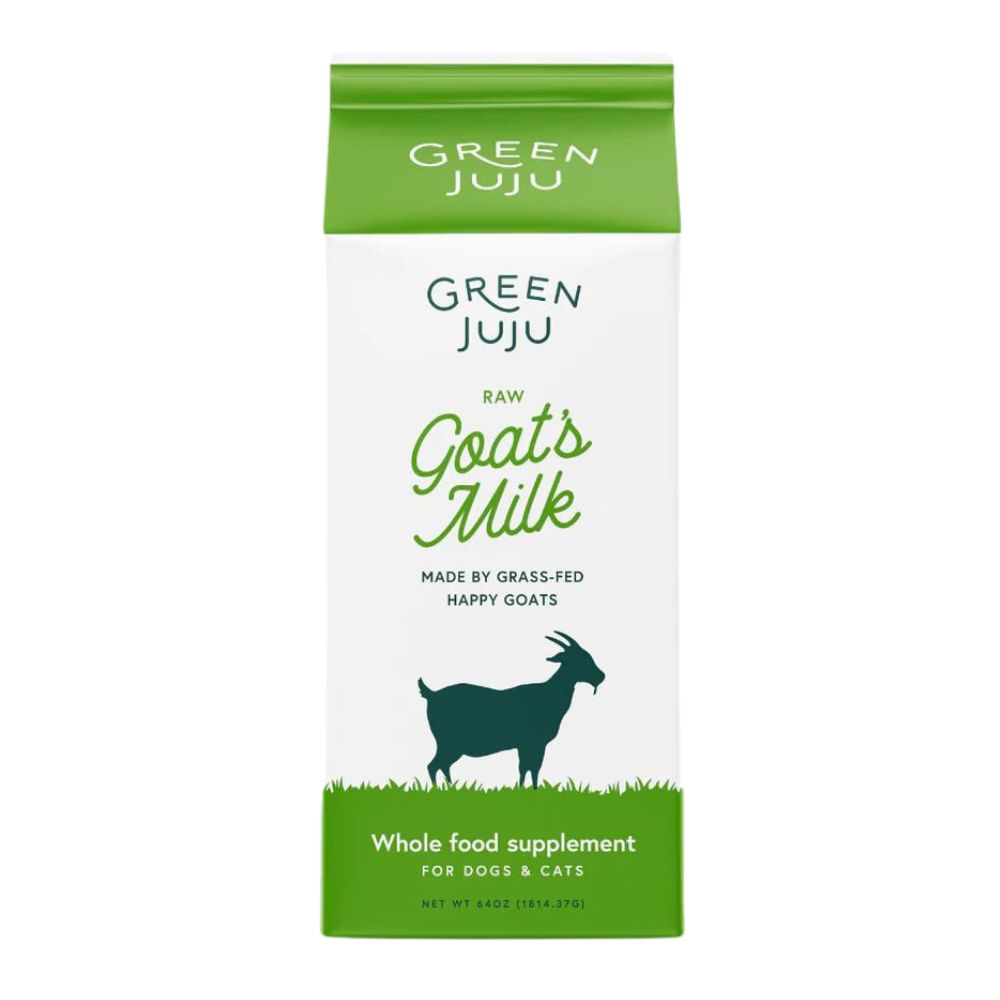 Green Juju Frozen Raw Goat's Milk for Dogs and Cats