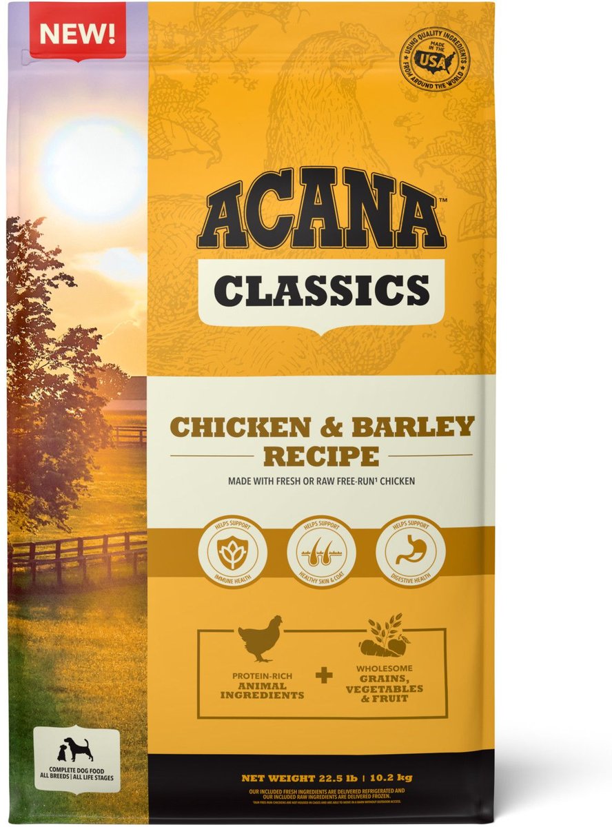 ACANA Classics Grain Free Chicken & Barley Dry Dog Food