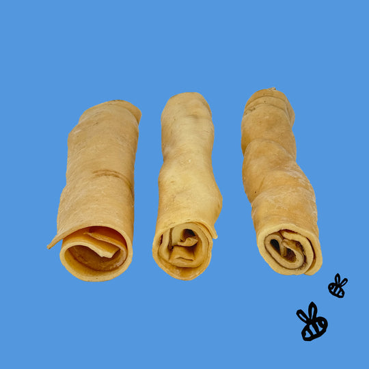 Honey I'm Home Dog Buffalo Collagen Roll 10 inch, 3 pack