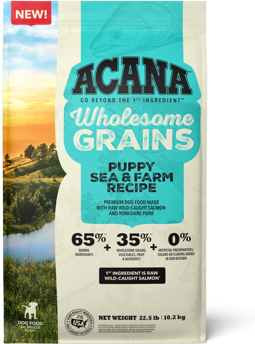 ACANA Wholesome Grains Puppy Sea & Farm Dry Dog Food