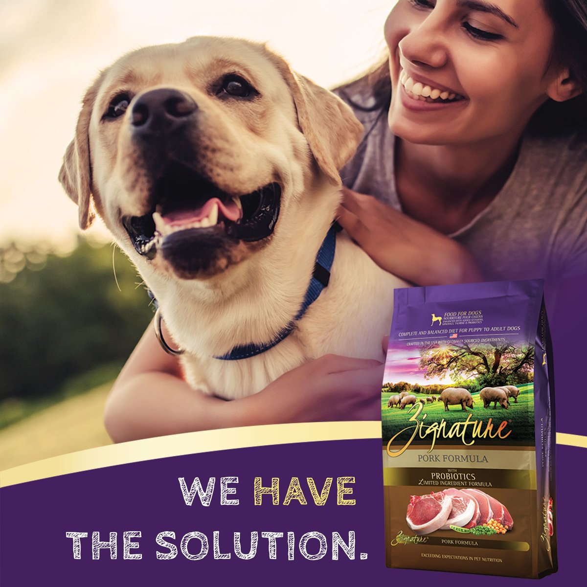 Zignature Limited Ingredient Formula Pork Dry Dog Food