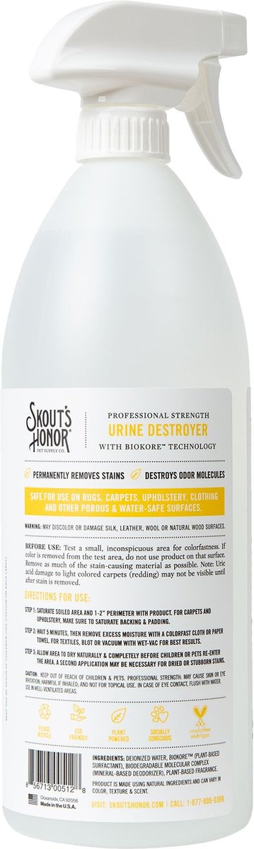 Skout's Honor Dog Urine Destroyer, 35 fl. oz.
