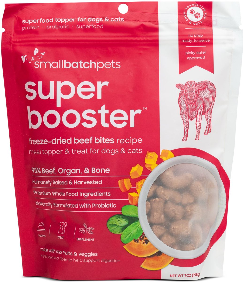 Smallbatch Freeze Dried Beef Super Booster Bites for Dog and Cats