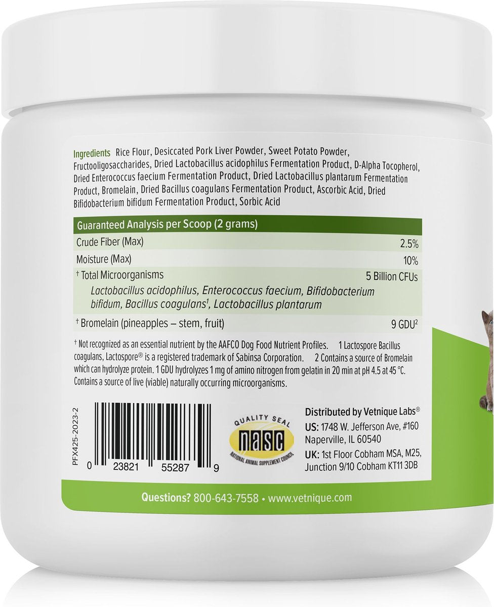 Vetnique Labs Profivex Pork Liver Flavored Powder Supplement for Dogs and Cats