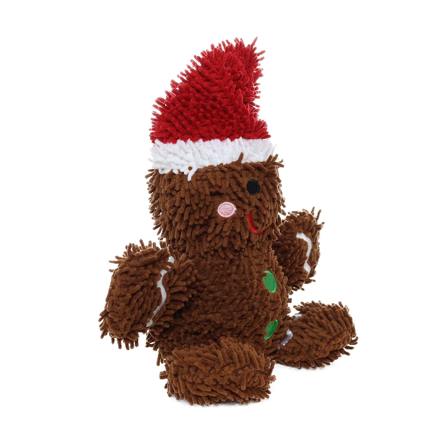 Mighty Microfiber Ball Gingerbread Man, Christmas Dog Toy