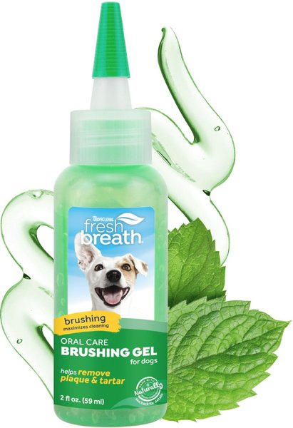 TropiClean Fresh Breath Brushing Dog Dental Gel