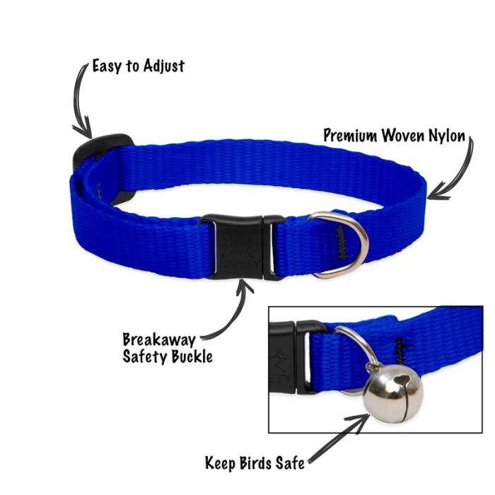 LupinePet Basic Solids Cat Collar