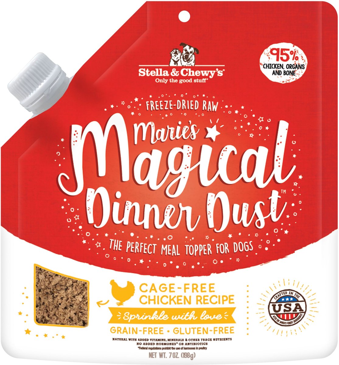 Stella & Chewy's Dog Marie's Magical Dinner Dust Freeze Dried Food Topper