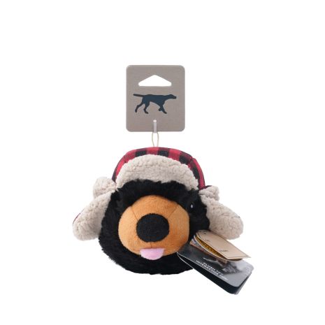 Tall Tails 2-in-1 Hunter Hat Bear Fetch Ball Dog Toy