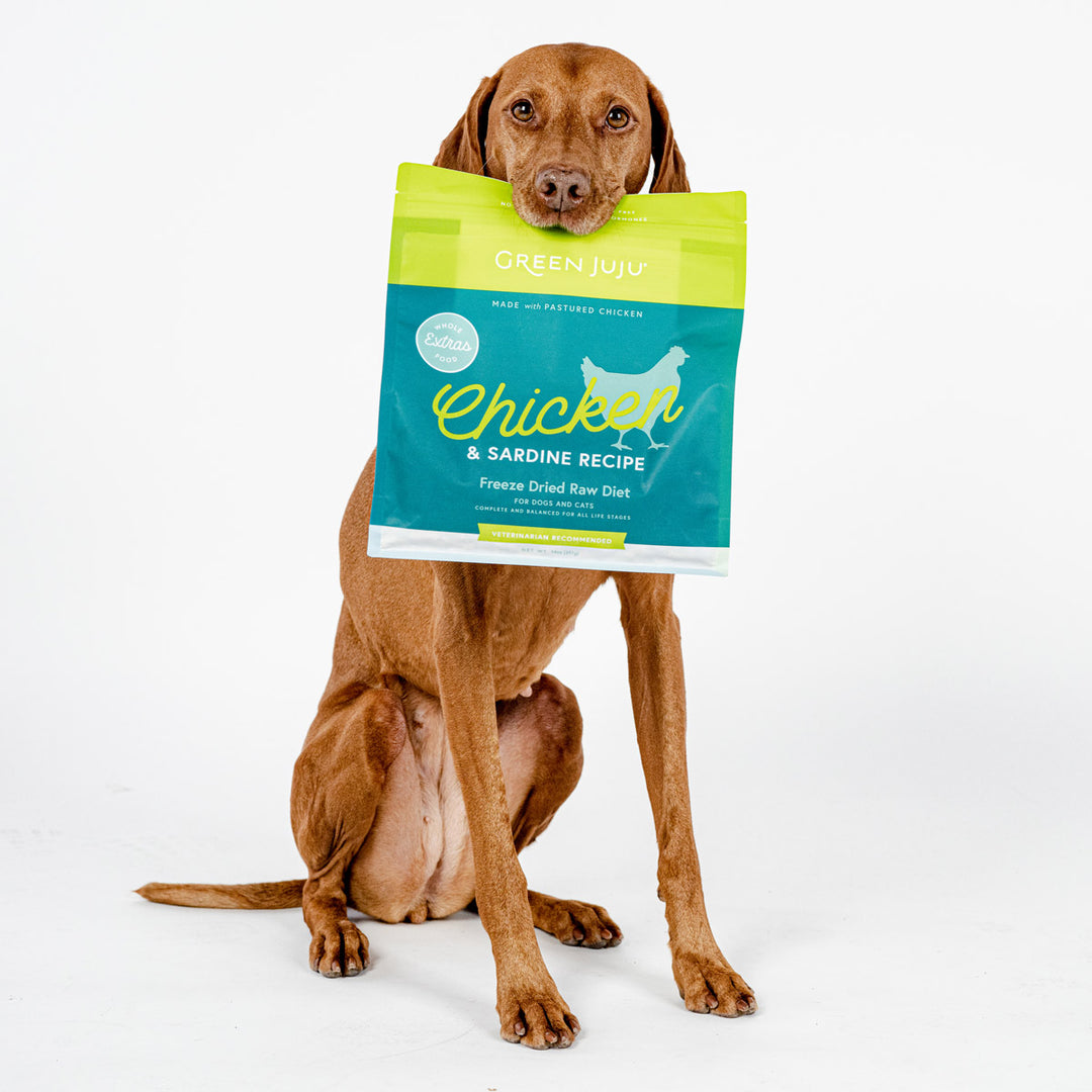 Green Juju Extras Chicken & Sardine Complete & Balanced Freeze-Dried Meal