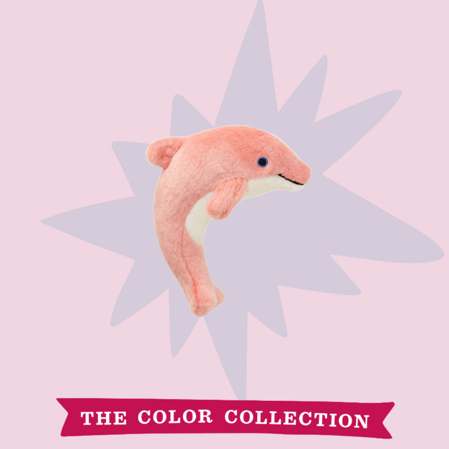 Fluff & Tuff "Gisele" - Mini Dolphin Plush Dog Toy