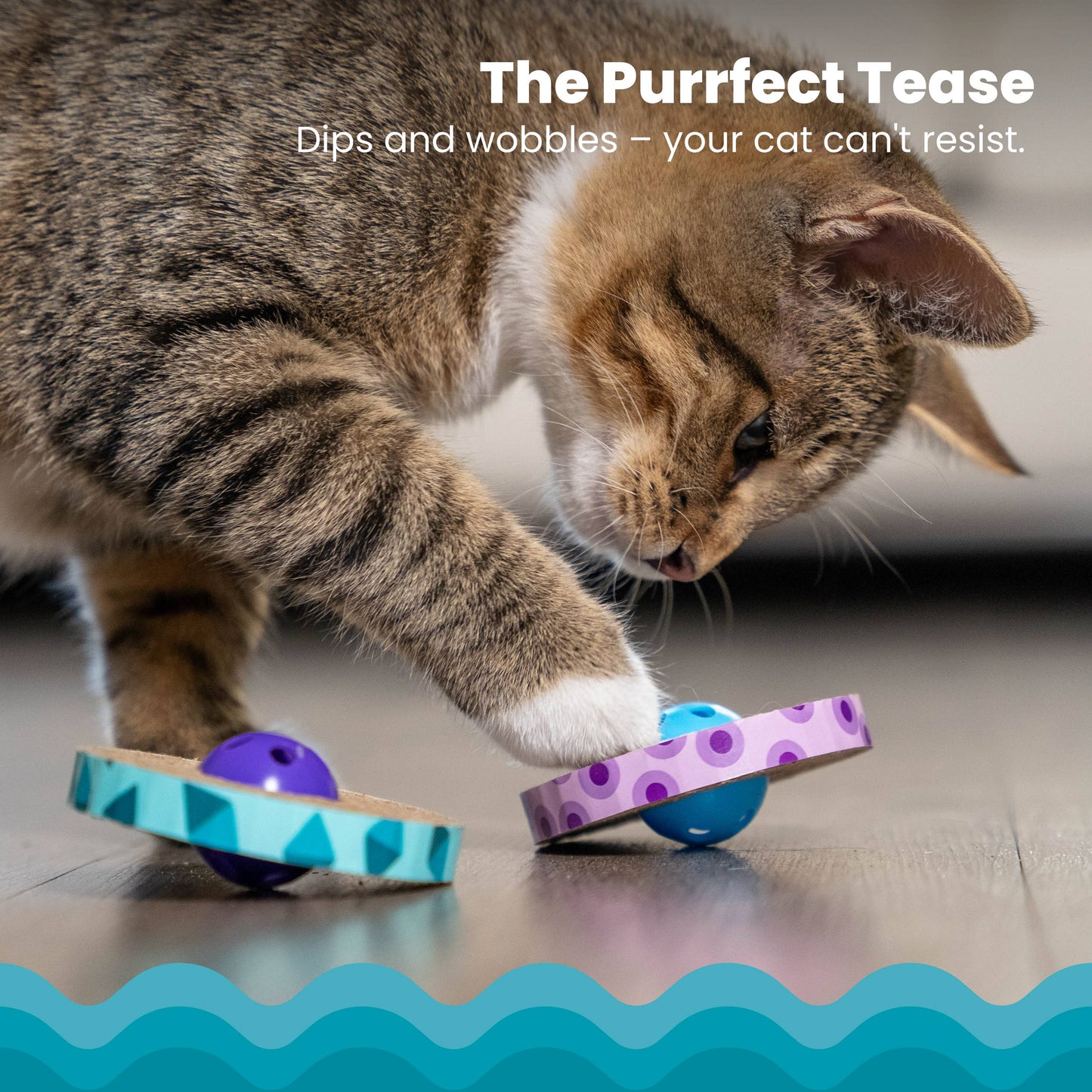 Catstages Cat Spin and Scratch Toys (2 pack)