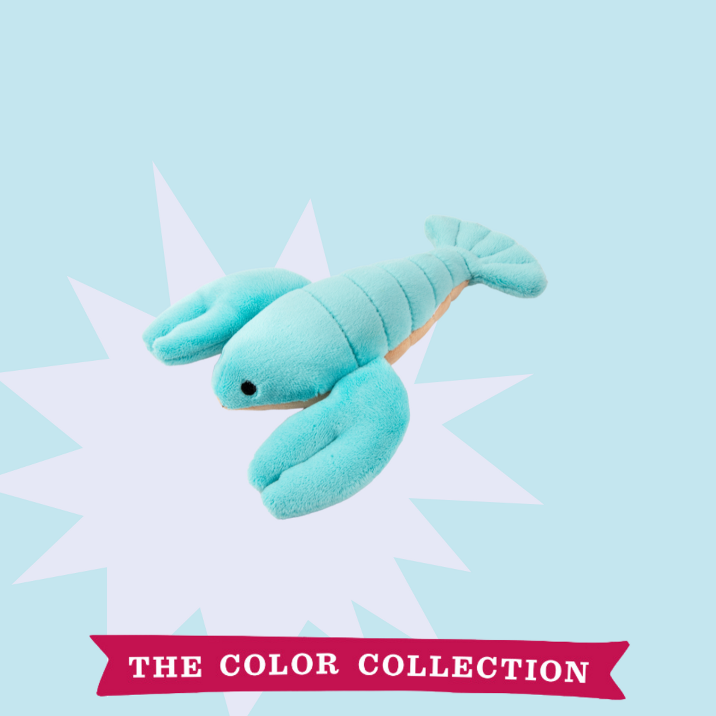 Fluff & Tuff Rachel Mini Lobster Plush Dog Toy