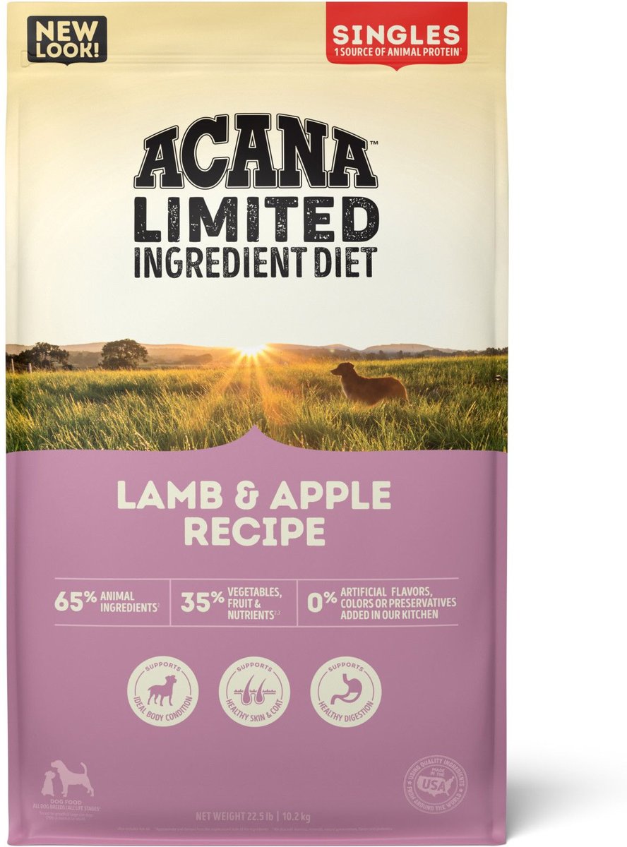 ACANA Singles Grain Free LID Lamb & Apple Dry Dog Food