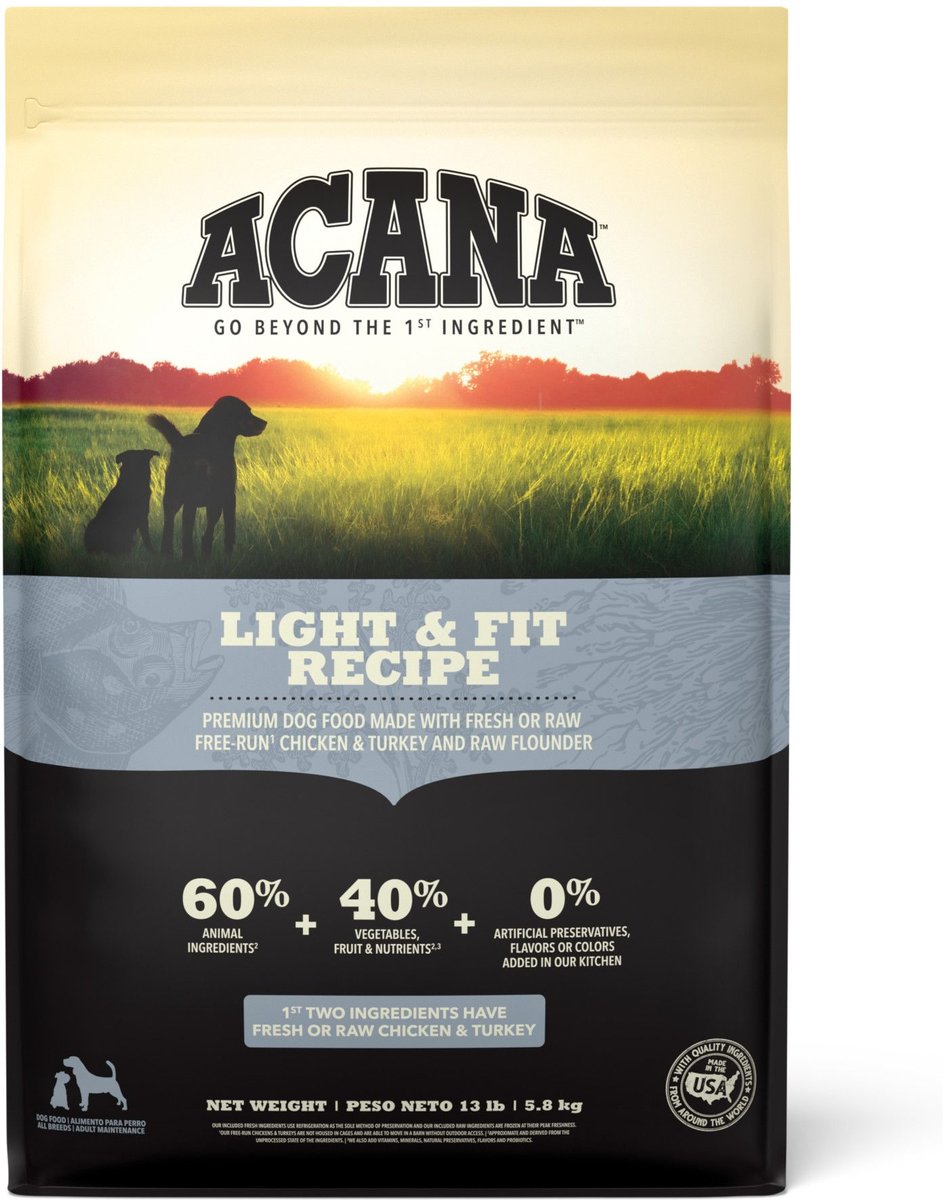 ACANA Grain Free Light & Fit Dry Dog Food