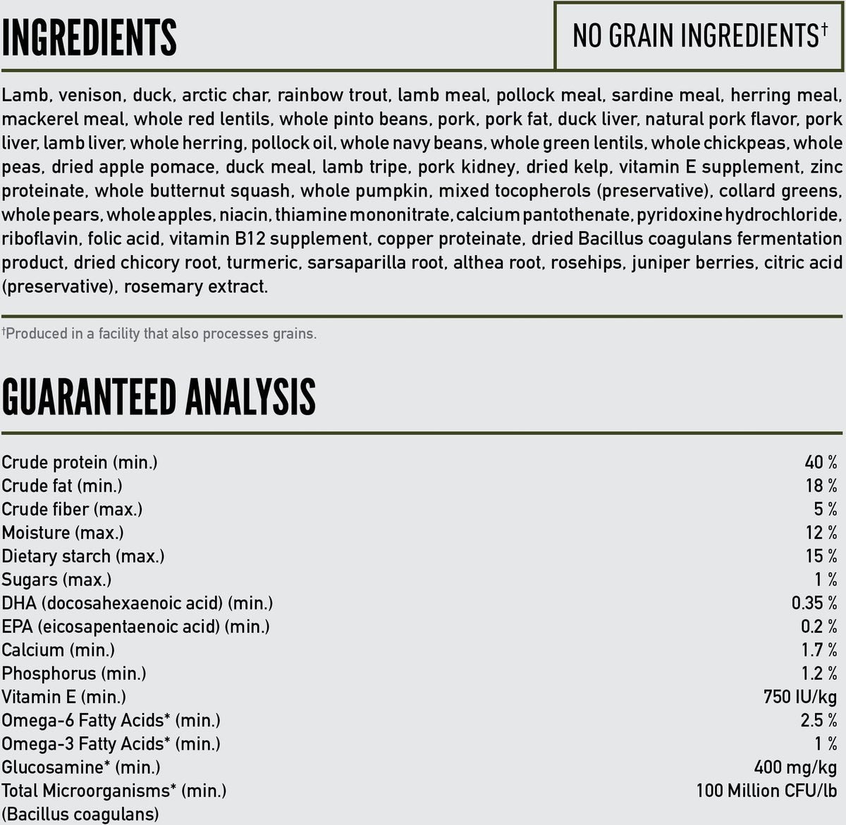 Orijen Dog Grain Free Tundra Dry Food