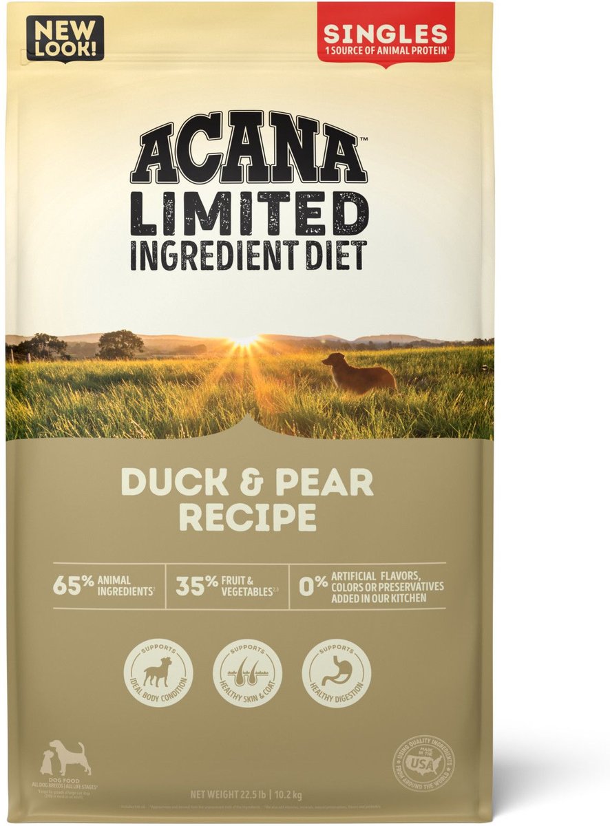 ACANA Singles Grain Free LID Duck & Pear Dry Dog Food