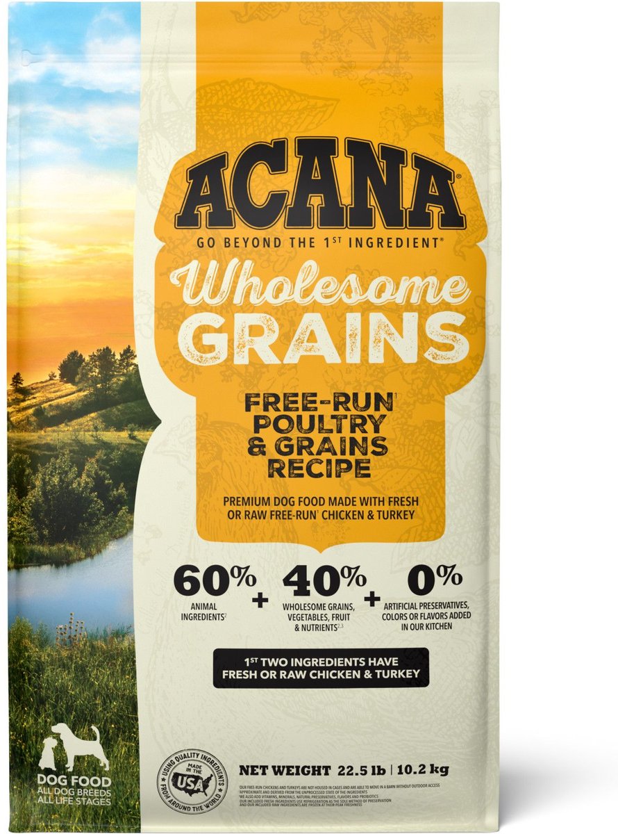 ACANA Wholesome Grains Free-Run Poultry Dry Dog Food