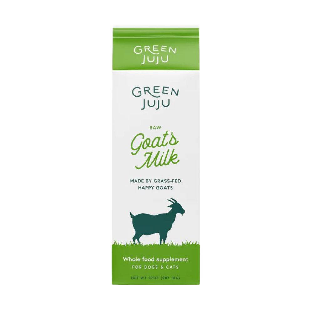 Green Juju Frozen Raw Goat's Milk for Dogs and Cats