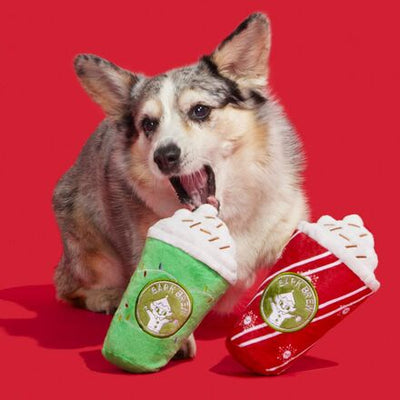 BARK Fa-La-La-La Lattes Dog Toy (2 piece set)