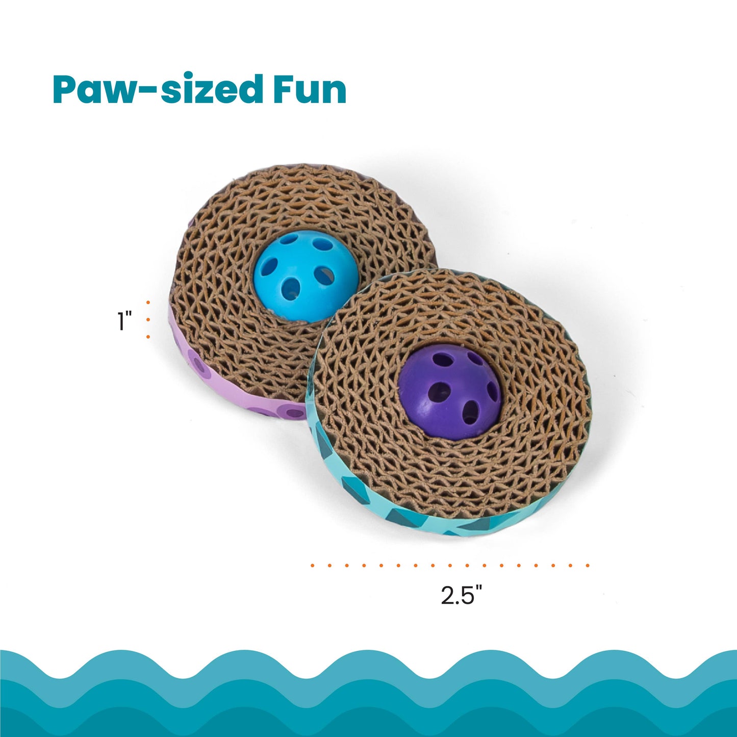 Catstages Cat Spin and Scratch Toys (2 pack)