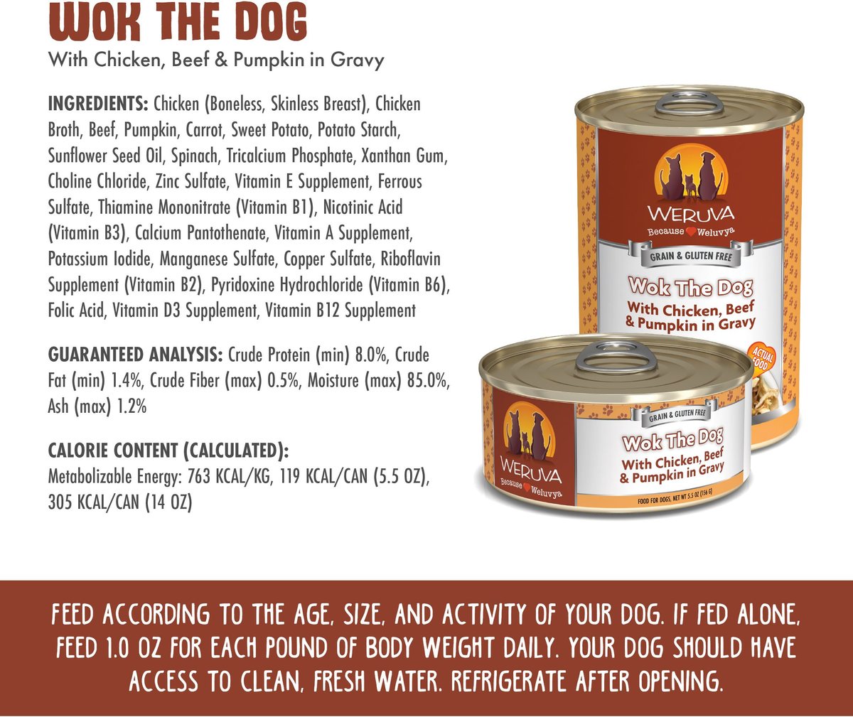 Weruva Dog Wok The Dog Canned Food