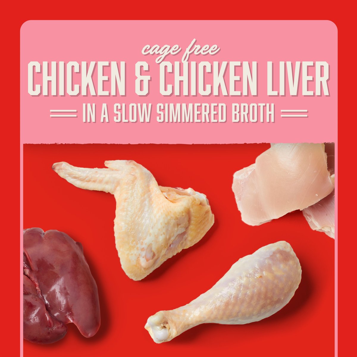 Stella & Chewy's Dog Shredrs Meal Topper Recipe in Broth