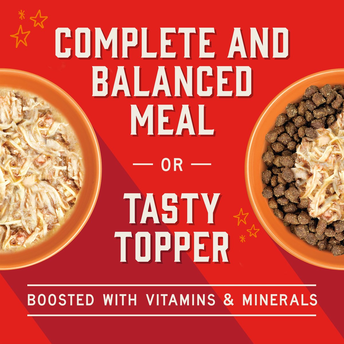 Stella & Chewy's Dog Shredrs Meal Topper Recipe in Broth