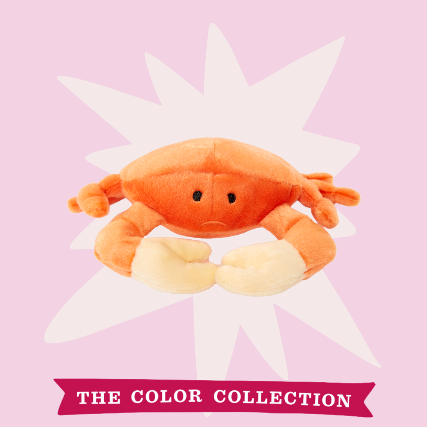 Fluff & Tuff Phyllis Crab Plush Dog Toy