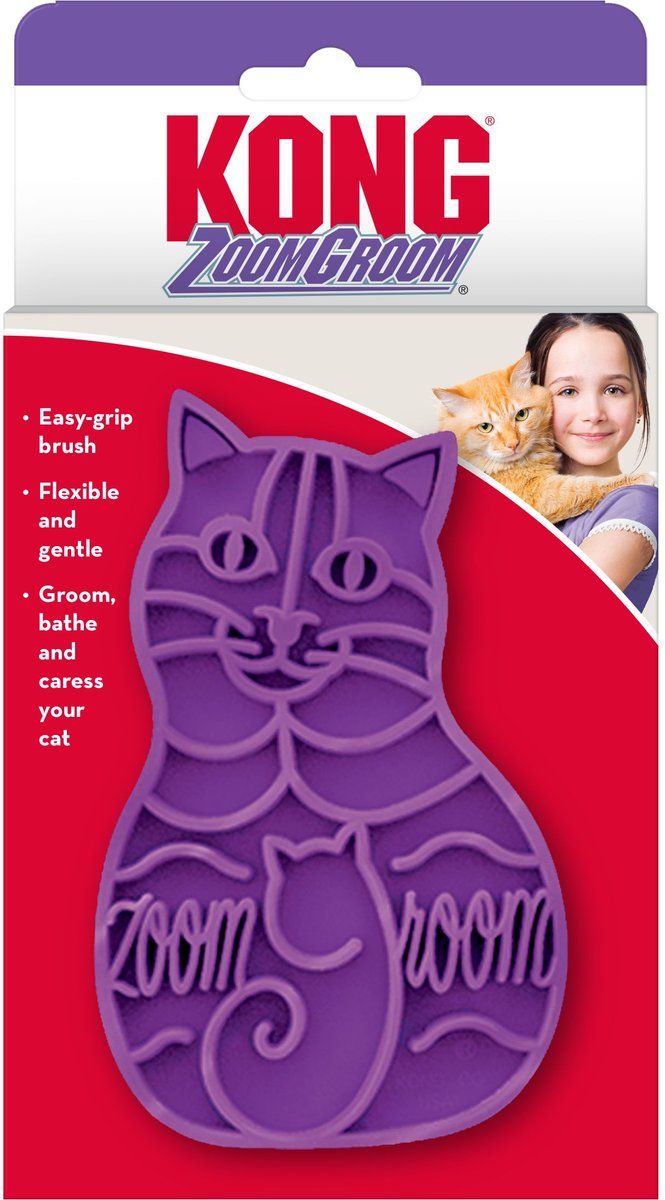 KONG Cat ZoomGroom Multi-Use Brush