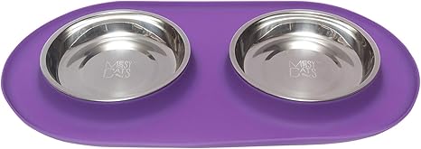 Messy Mutts Cat Silicone Double Feeder