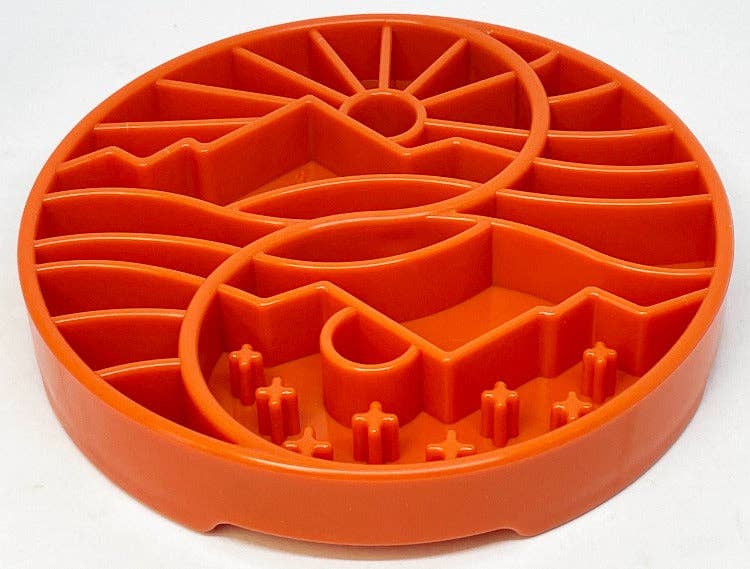 SodaPup Shallow Slow Feeder Tray, Yin Yang