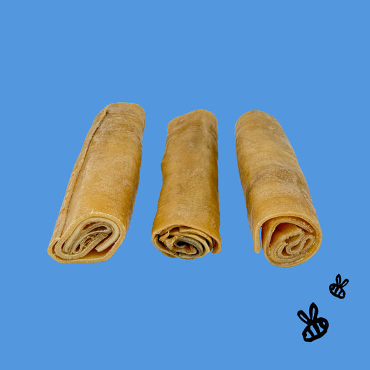 Honey I'm Home Dog Buffalo Collagen Roll 6 inch, 3 pack