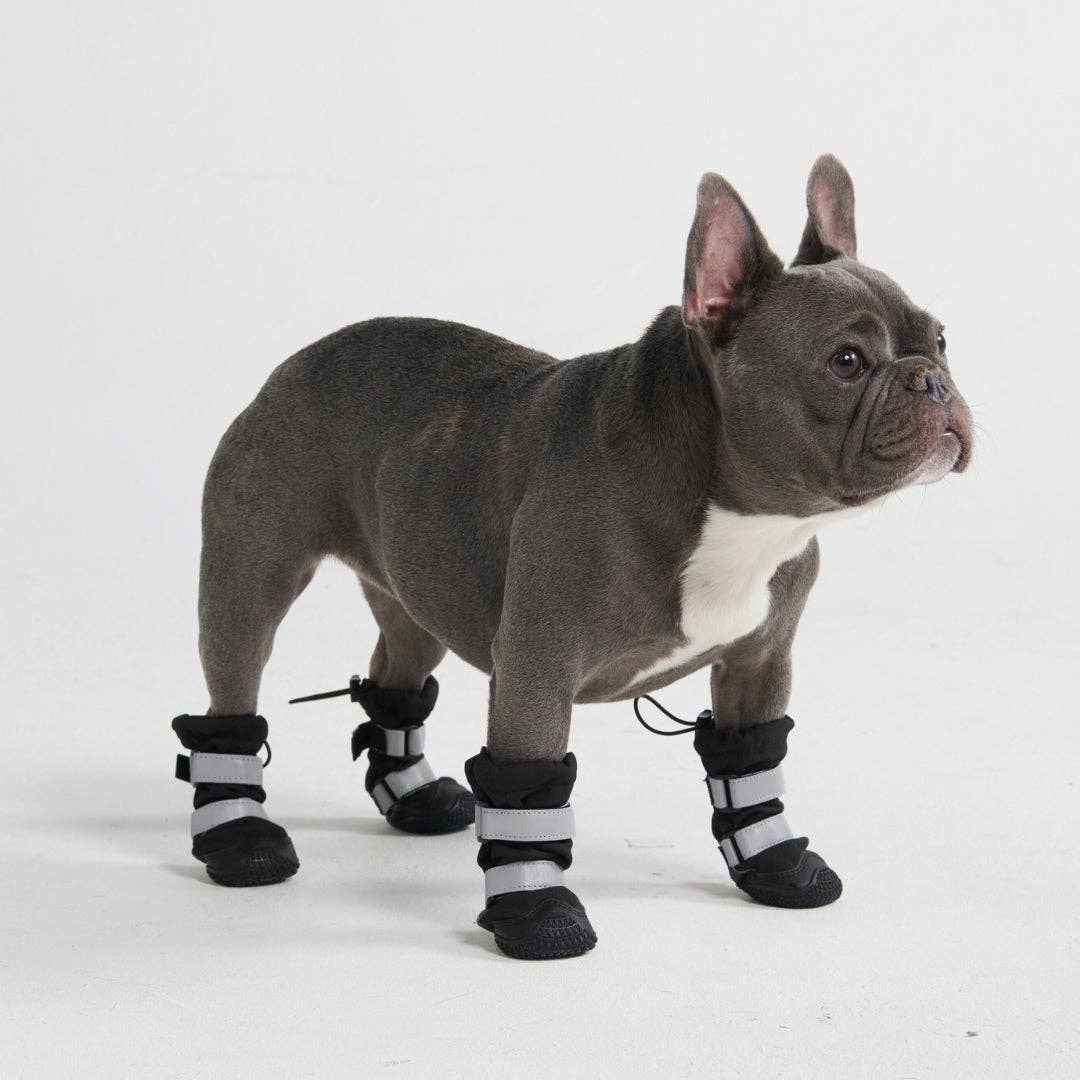 Spark Paws Flex Shell Water-Resistant Dog Boots - Black