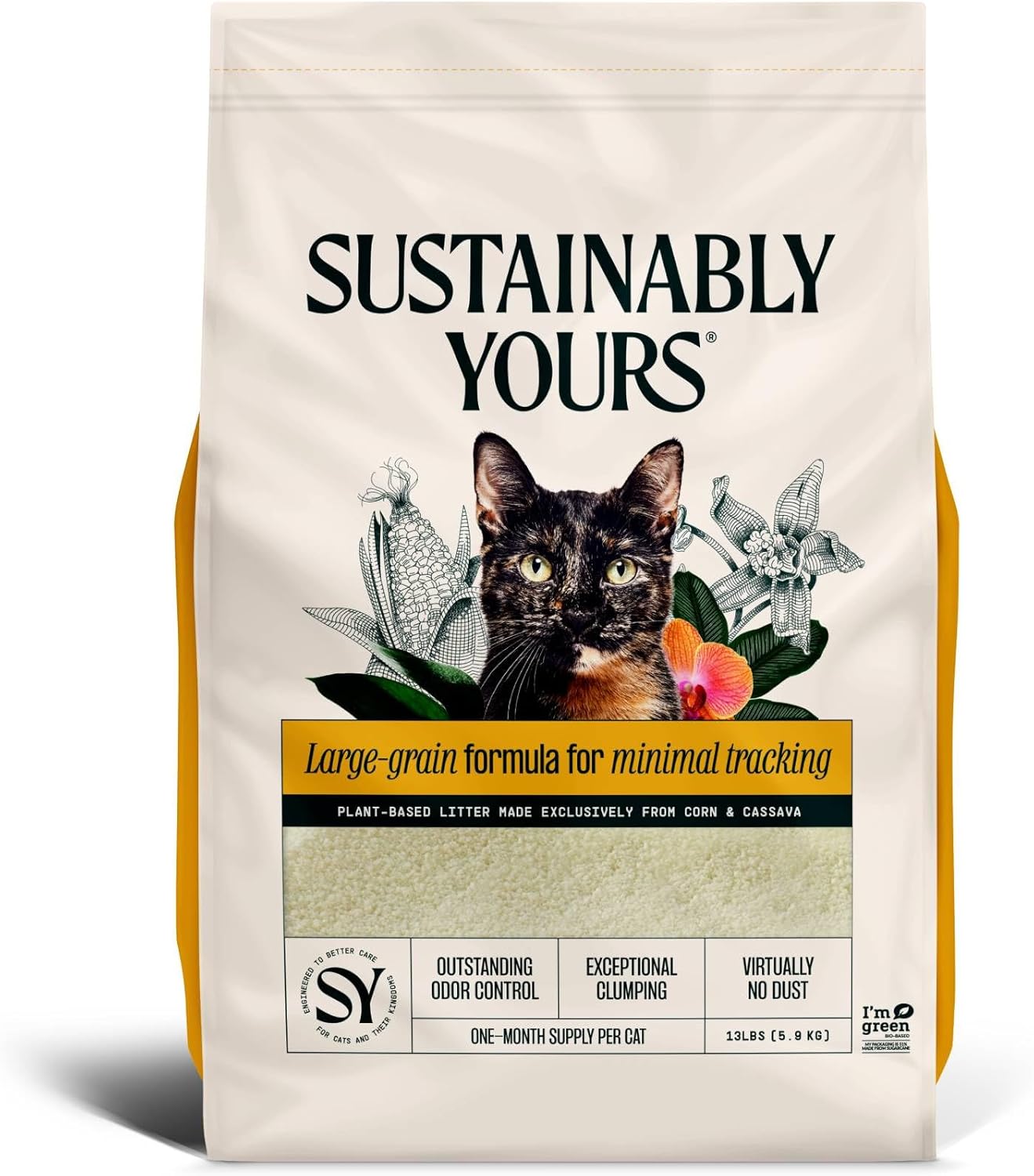 Sustainably Yours Cat Litter Large-grain Formula