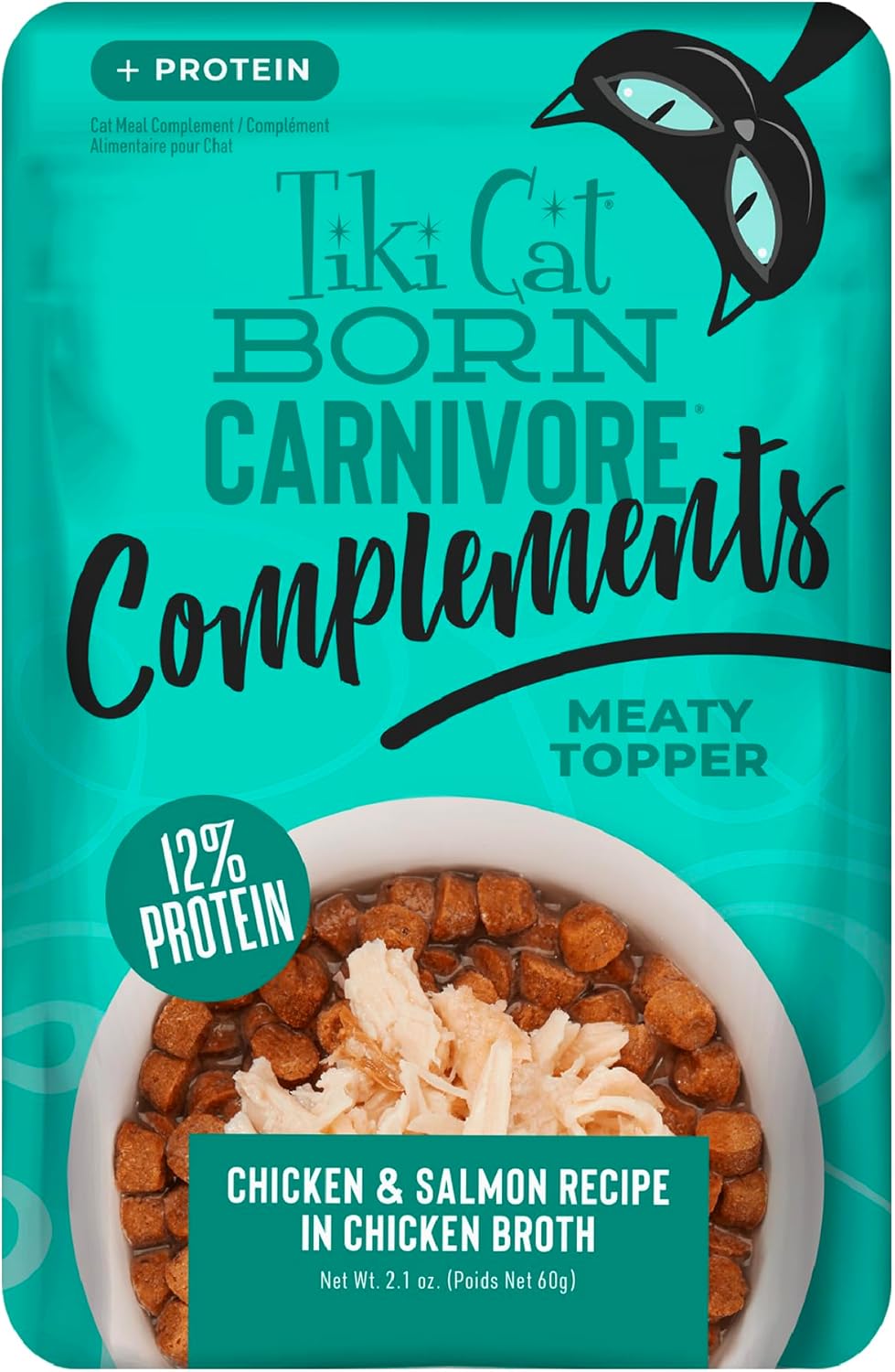 Tiki Cat Born Carnivore Complements Grain Free Food Topper