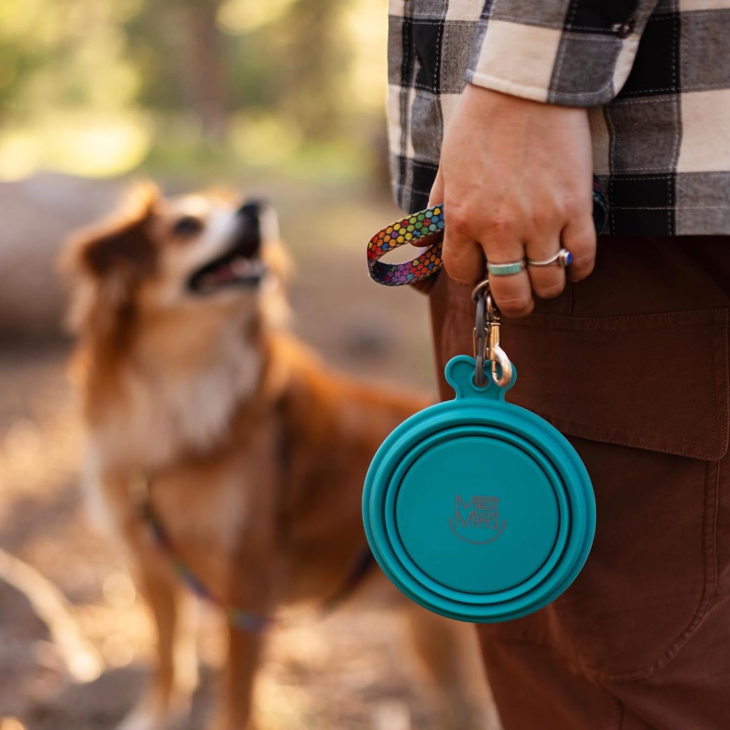 Messy Mutts Dog Silicone Collapsible Bowl