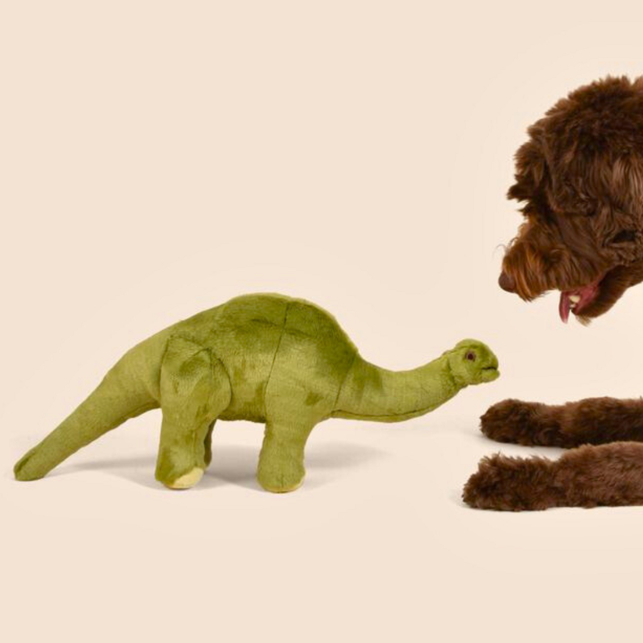 Fluff & Tuff "Emily" - Brontosaurus Plush Dog Toy (discontinued)