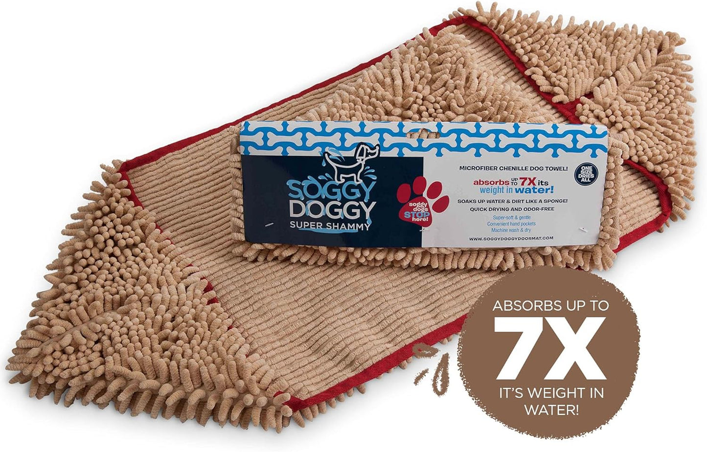 Soggy Doggy Super Shammy Dog Towel