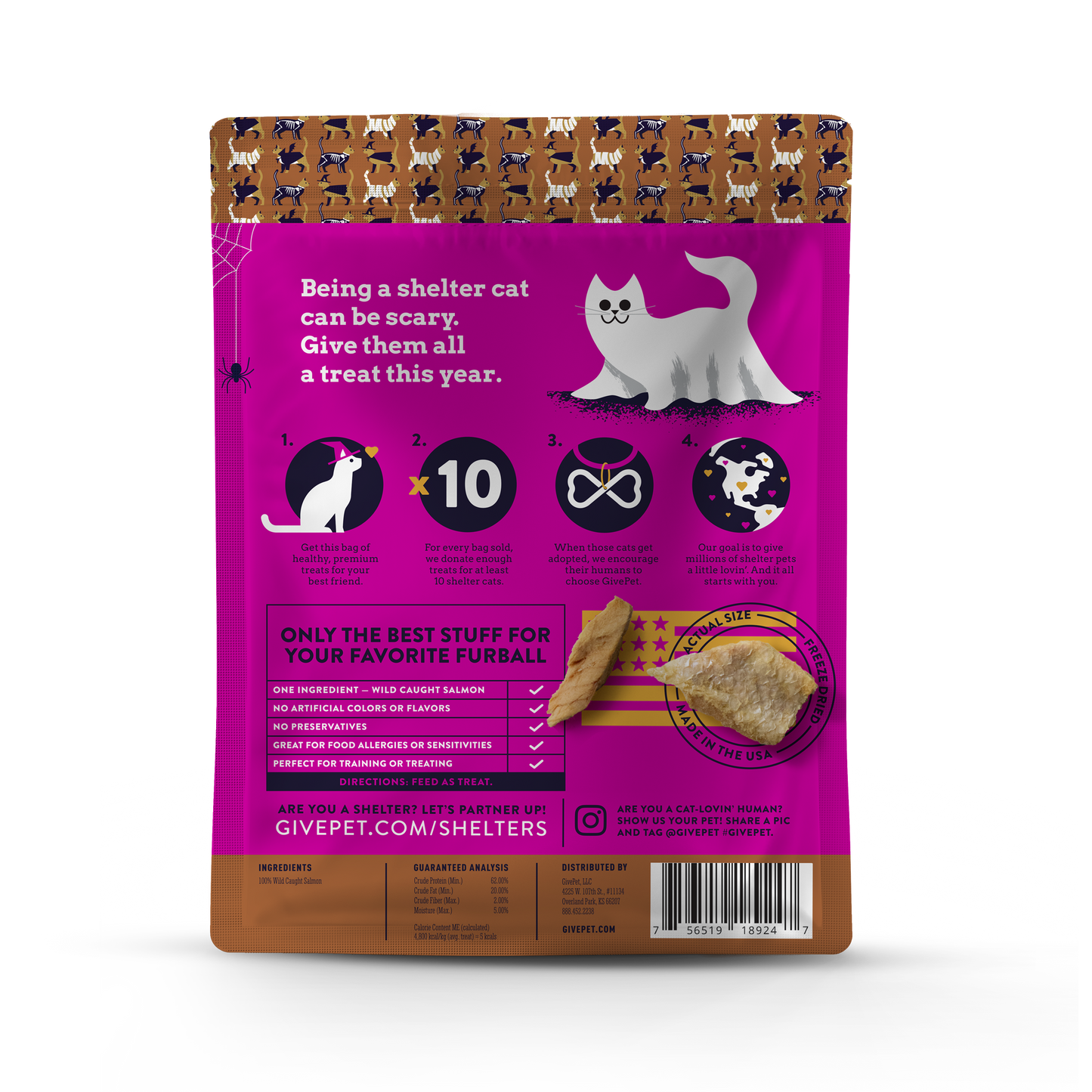 GivePet Magic Paw-tion Freeze-Dried Cat Treats