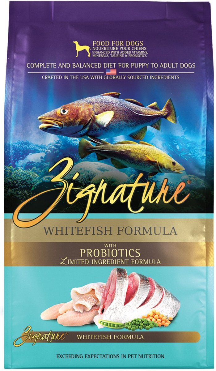 Zignature Limited Ingredient Formula Whitefish Dry Dog Food