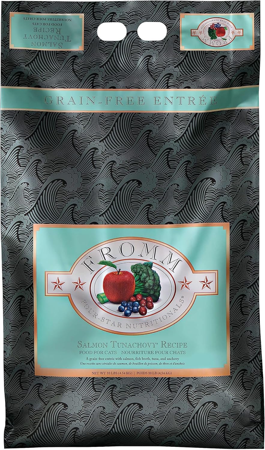 Fromm Four-Star Grain Free Salmon Tunachovy Dry Cat Food